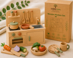 13 Wooden Kitchen Set